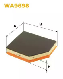 WIX FILTERS wa9698 -  Воздушный фильтр